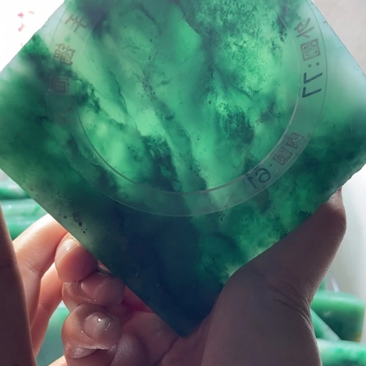 用***7定制石英质玉（非洲翠）天然非洲翠私人订制