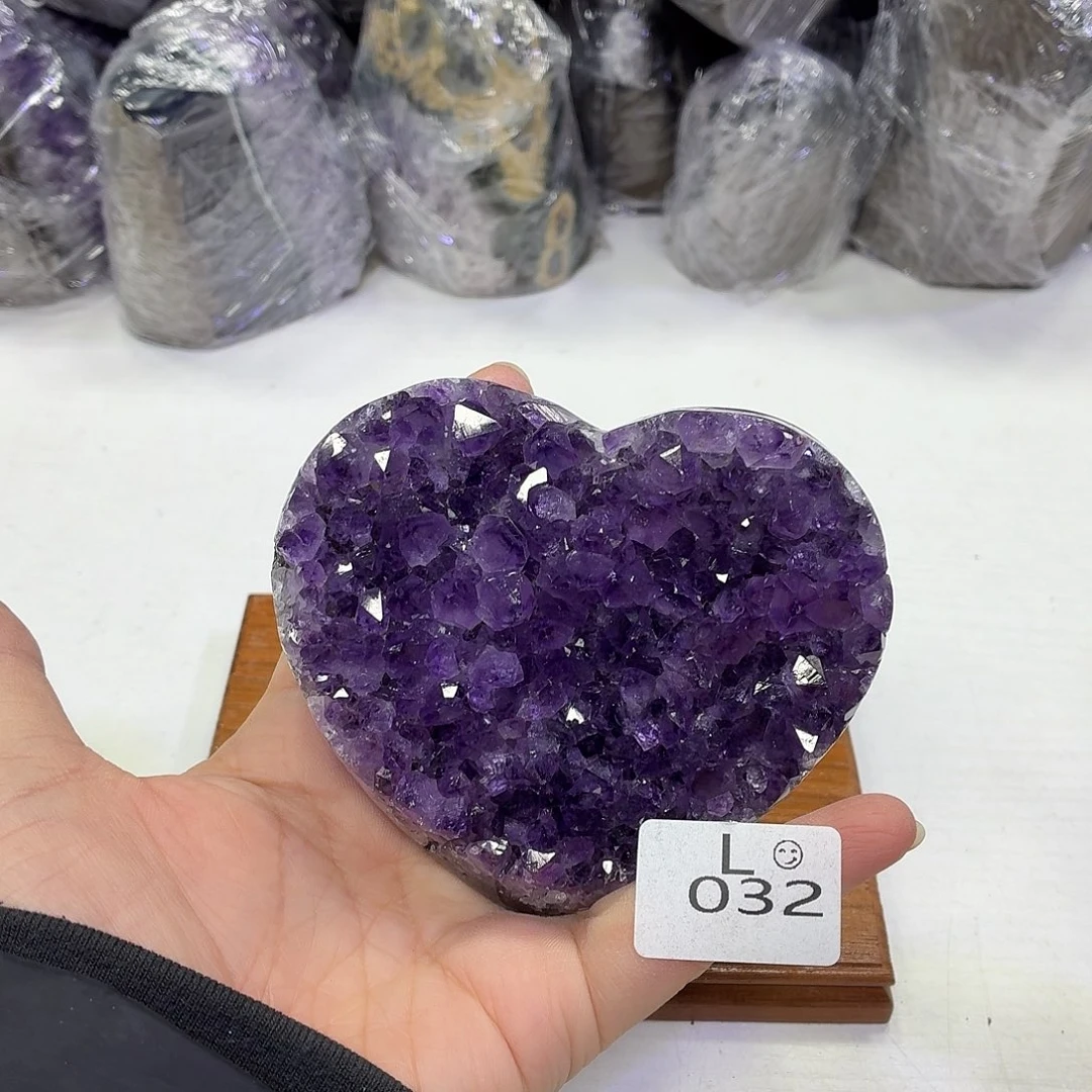 未镶嵌摆件水晶天然紫水晶