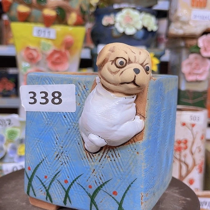 紫砂花盆陶瓷制品