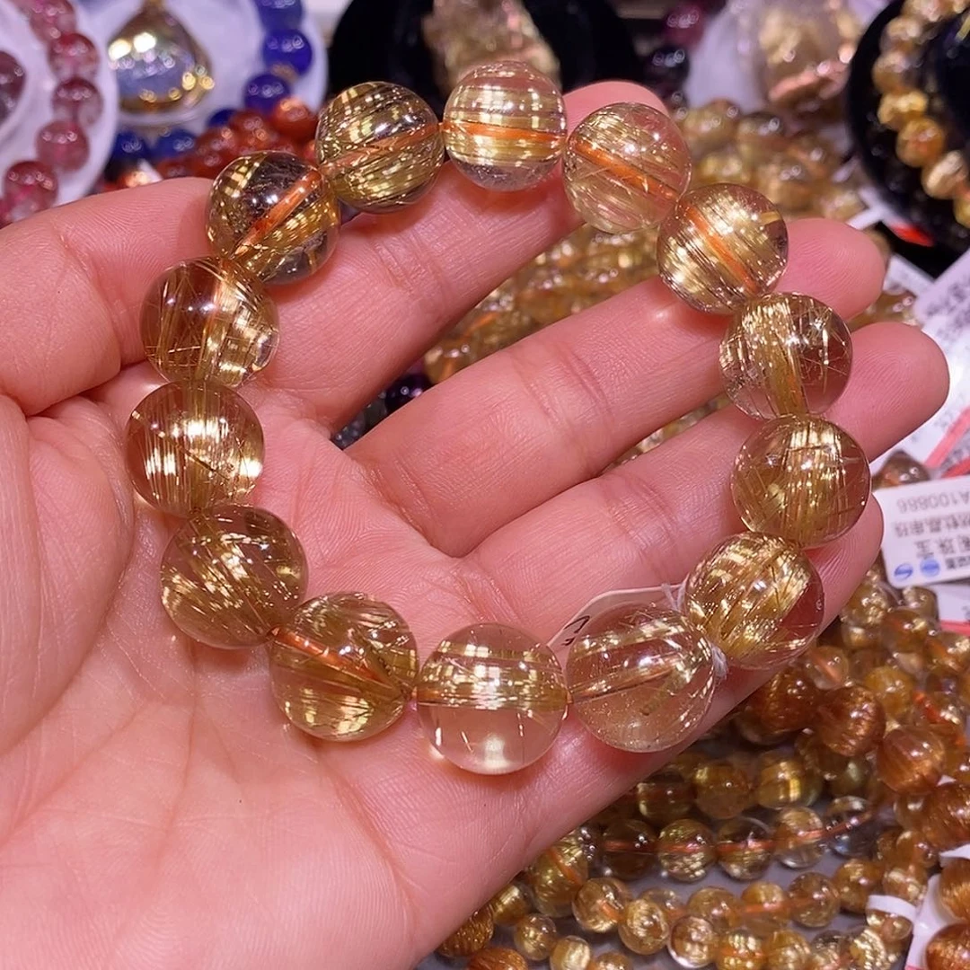 未镶嵌手链水晶金钛晶藏级15.6