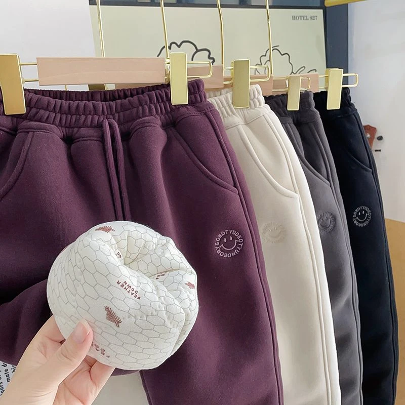 【温变石墨烯四层超厚】抗寒-20°儿童冬季休闲洋气加厚棉裤保暖加绒