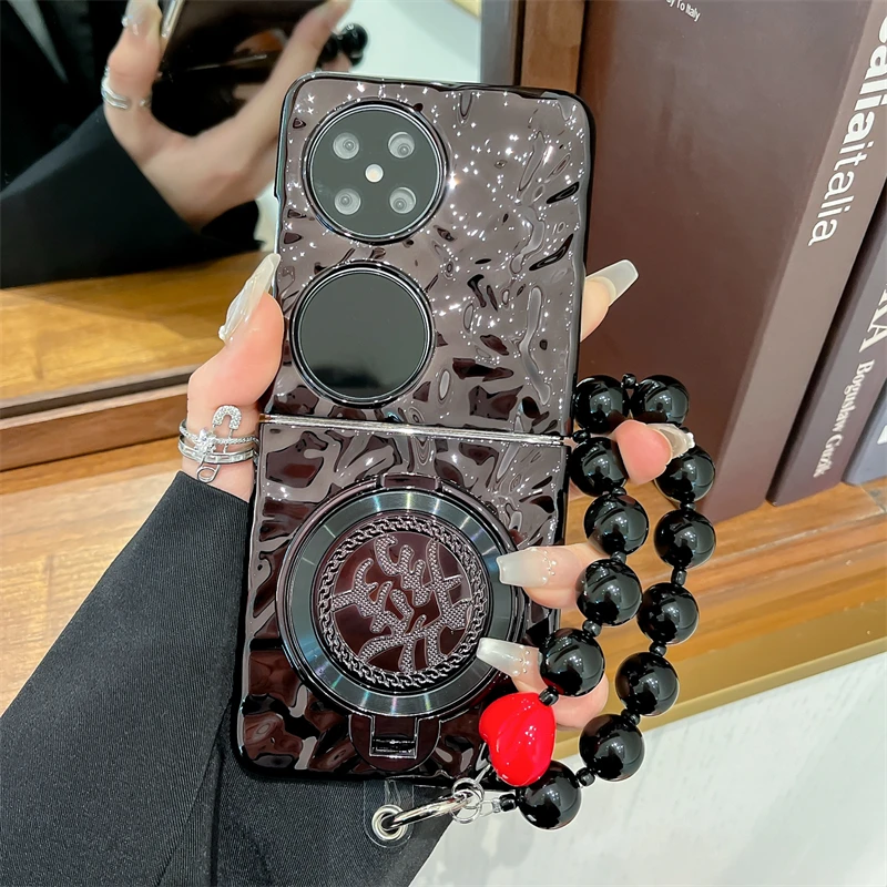 发财支架适用华为pocket2手机壳pockets折叠屏p50pocket女保护套