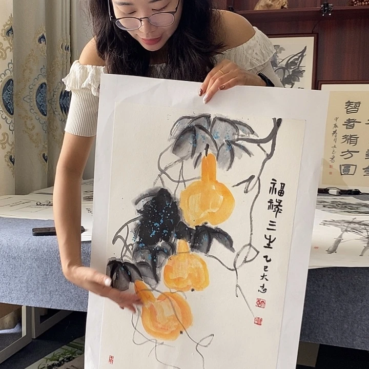 国画纯手绘国画写意作品