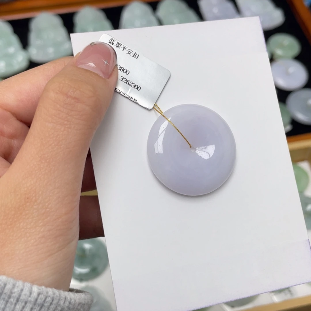 翡翠未镶嵌吊坠(不含链)平安扣