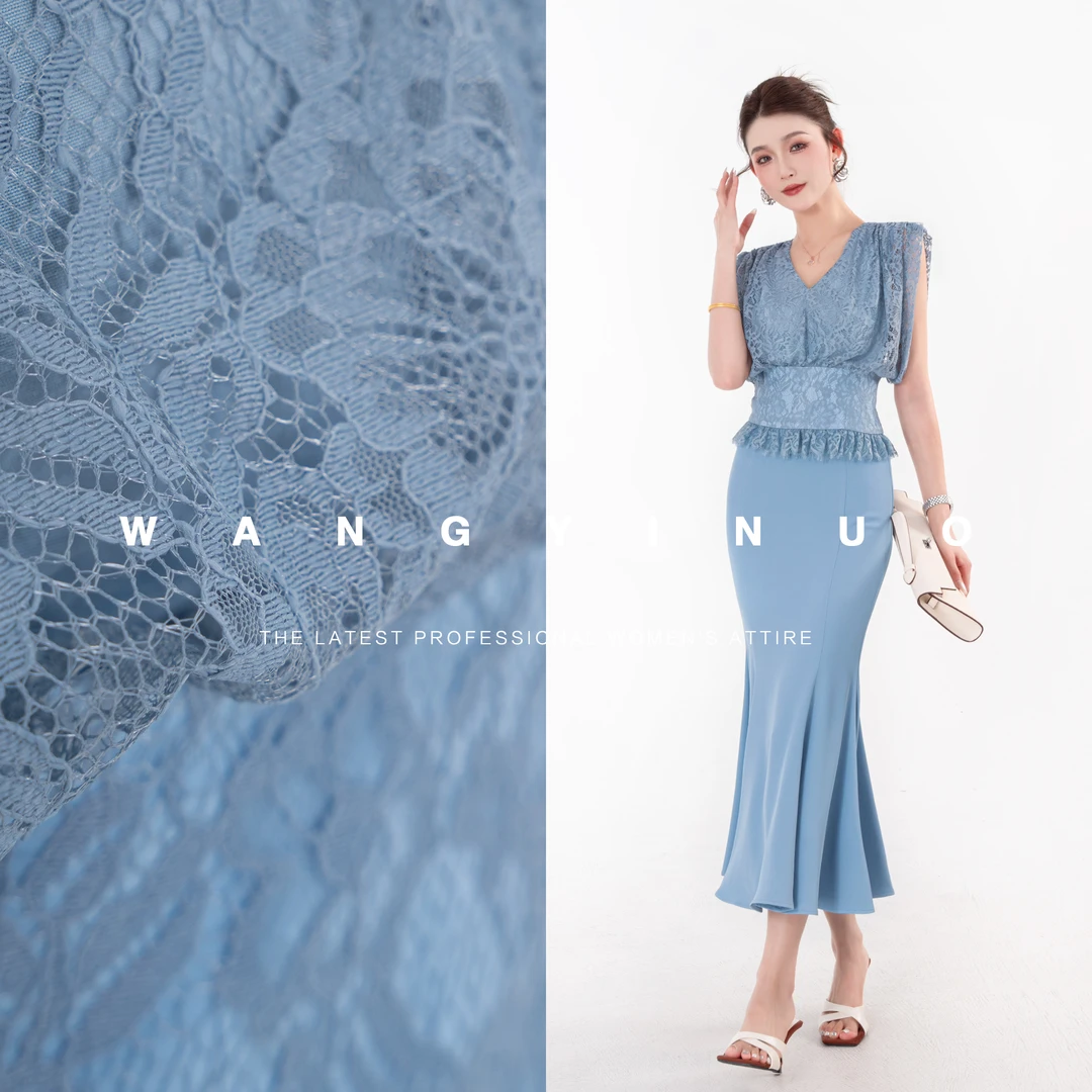 MD现货·依诺【媚骨天成】2025夏款洋气复古时尚百搭上衣半身裙套装