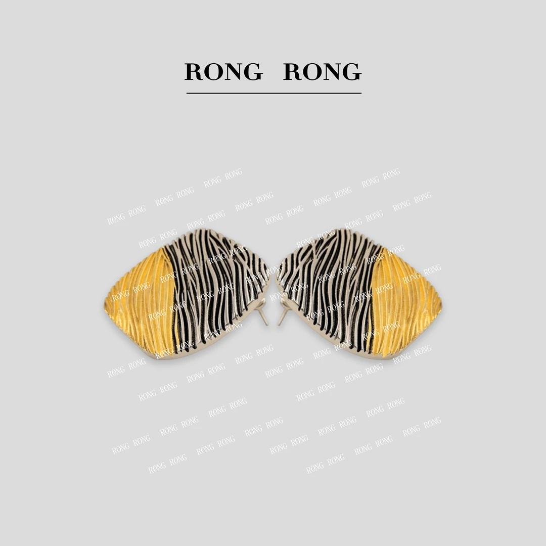 铜合金耳饰 RONGRONG 轻奢复古海的故事耳环D20230329002