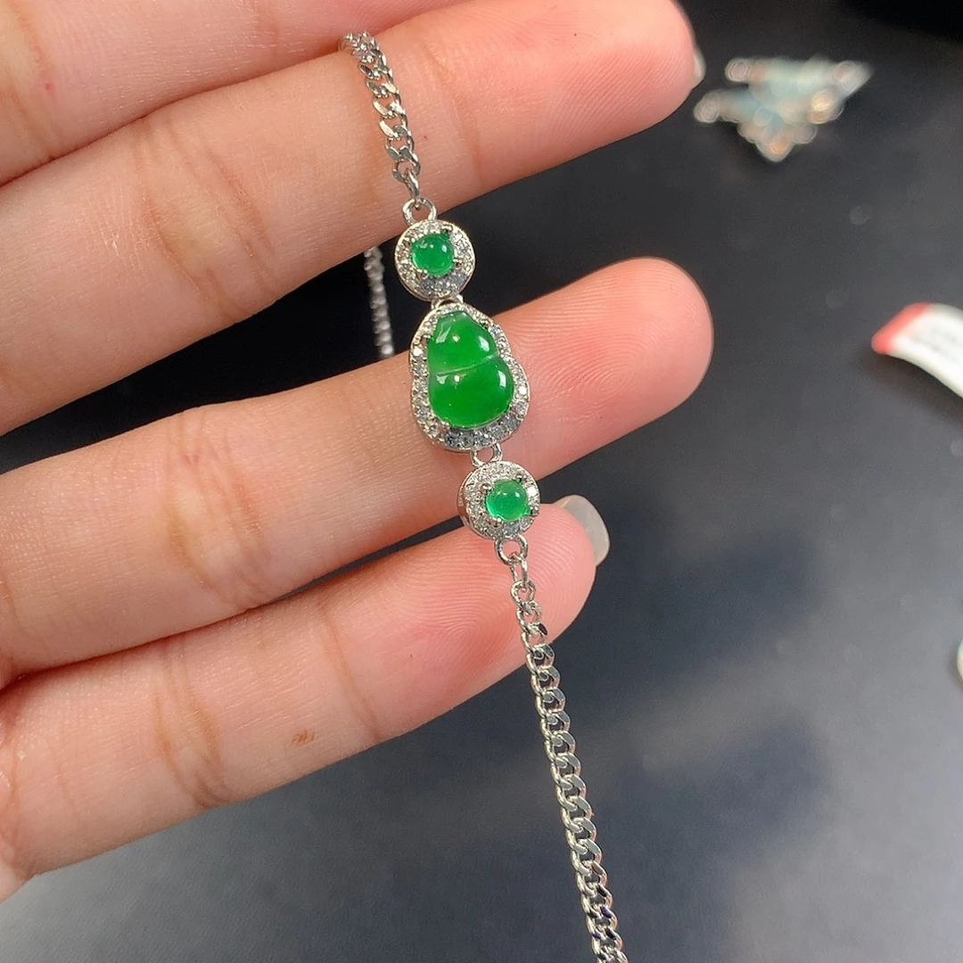 翡翠未镶嵌手链手链