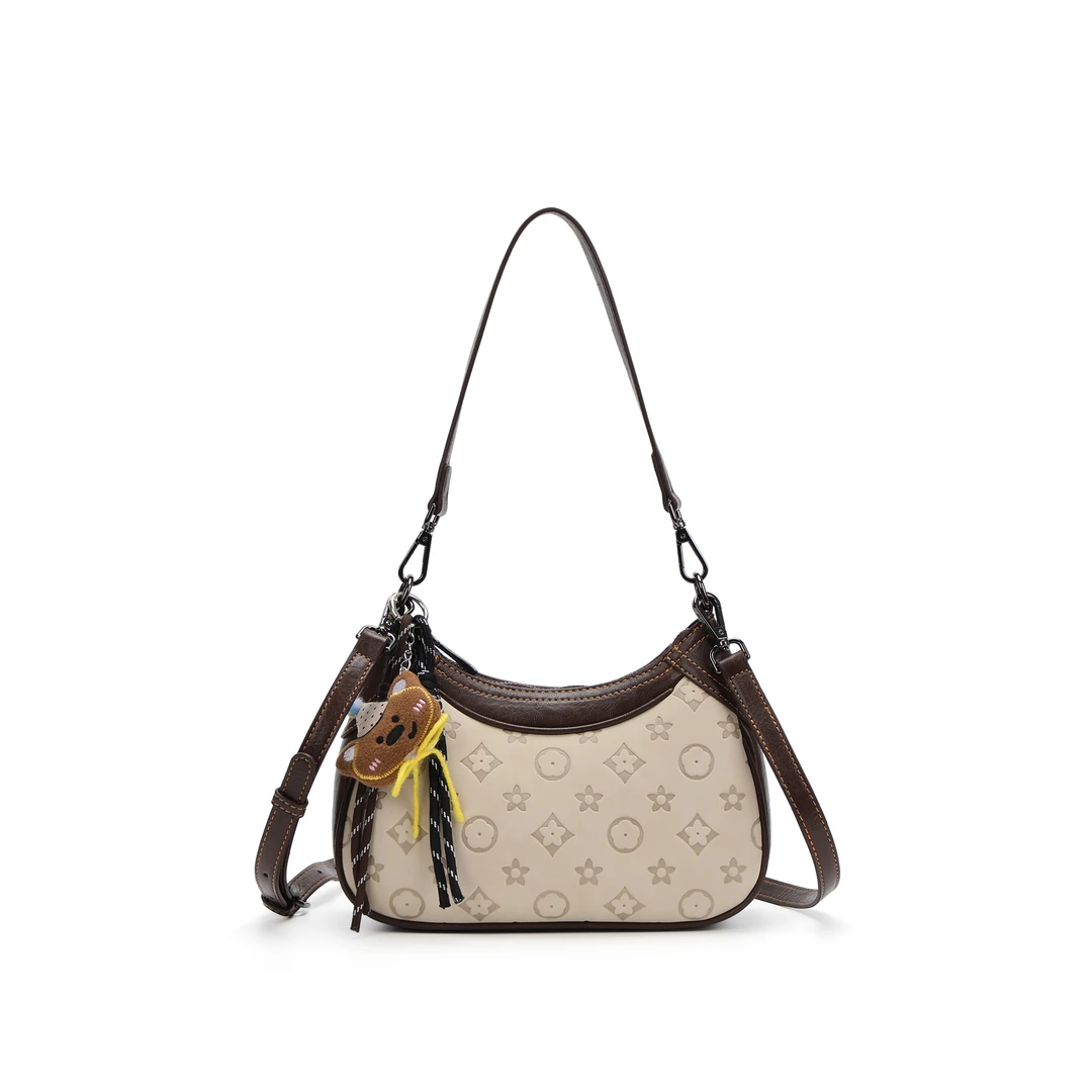 【阿哲专属】新款减龄压花月牙腋下包8002316-1