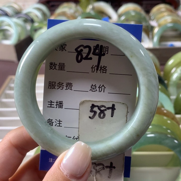 未镶嵌蛇纹石玉手镯824