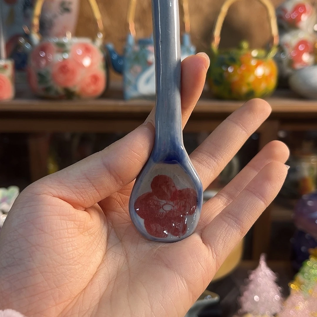 陶泥景德镇手工手绘高温釉下彩