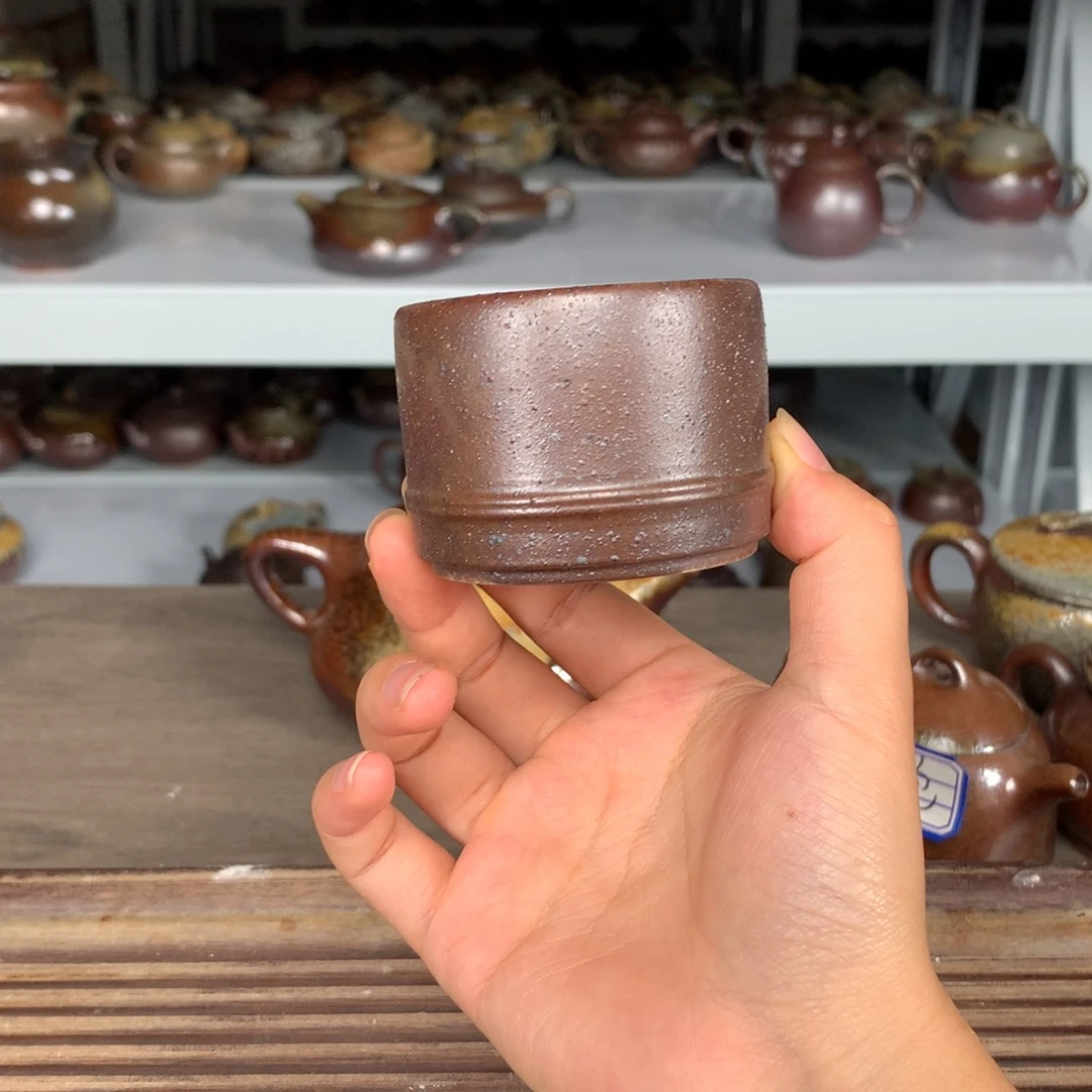 茶壶紫砂纯自然柴烧