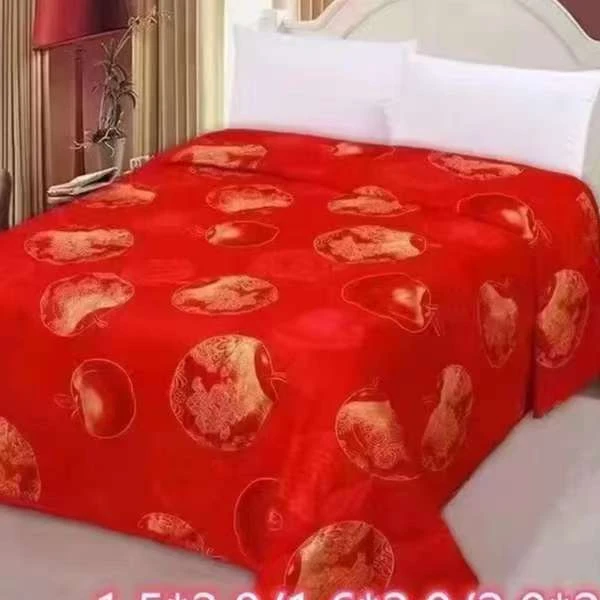 平安果绵绸人造棉夏凉被空调被可机洗手洗