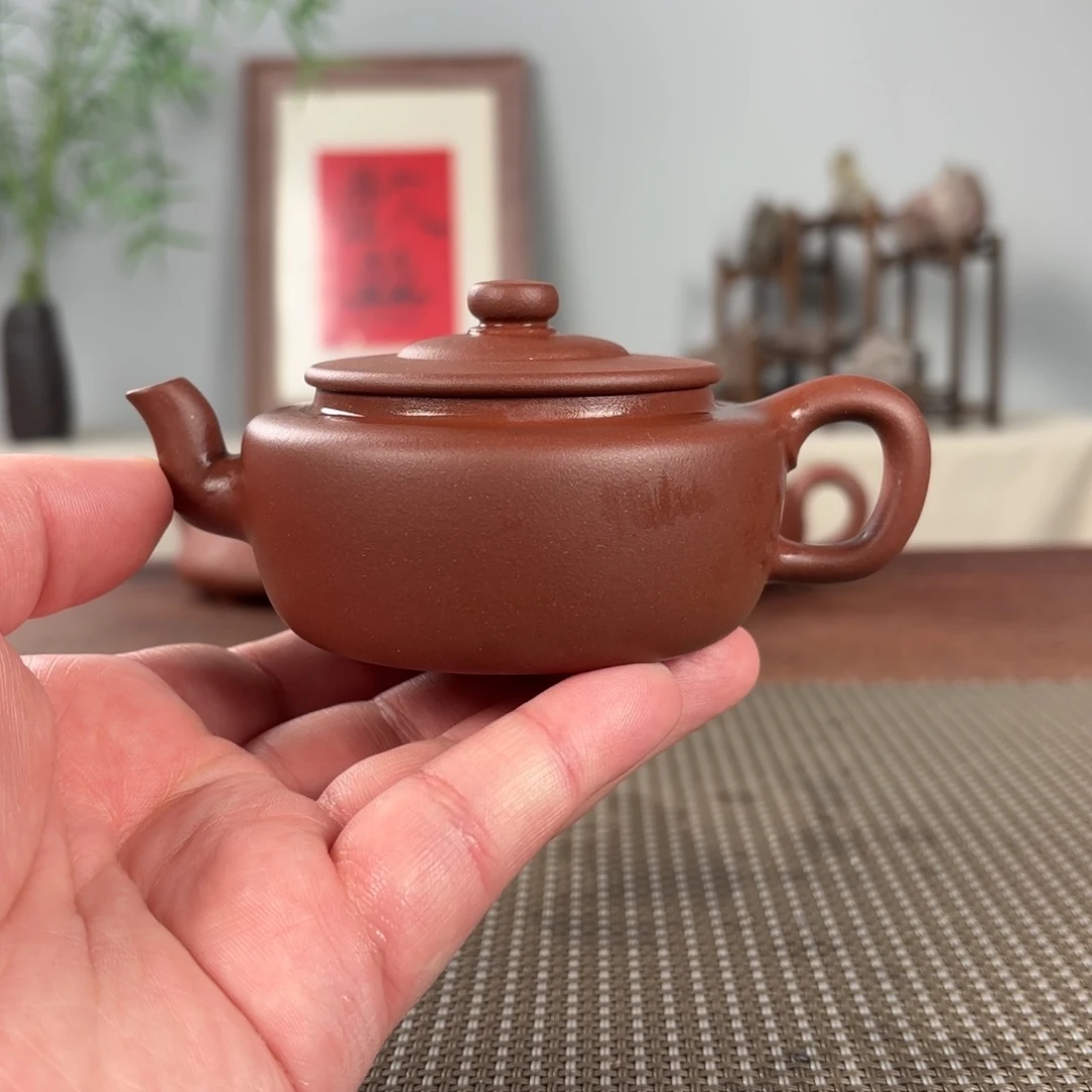 紫砂茶壶财**通黄龙山原矿紫砂壶