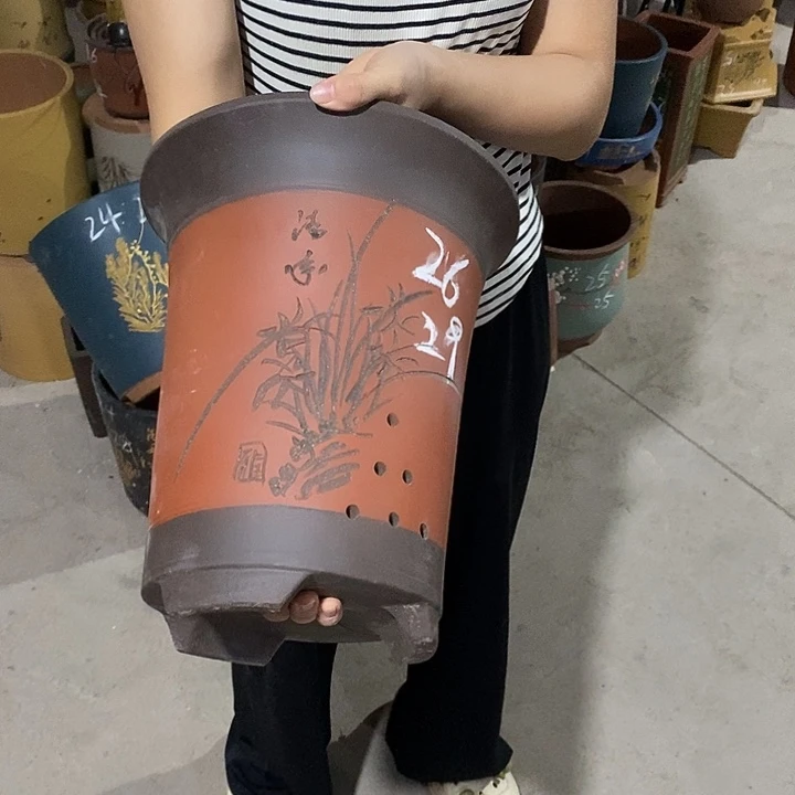 紫砂花盆紫砂花盆