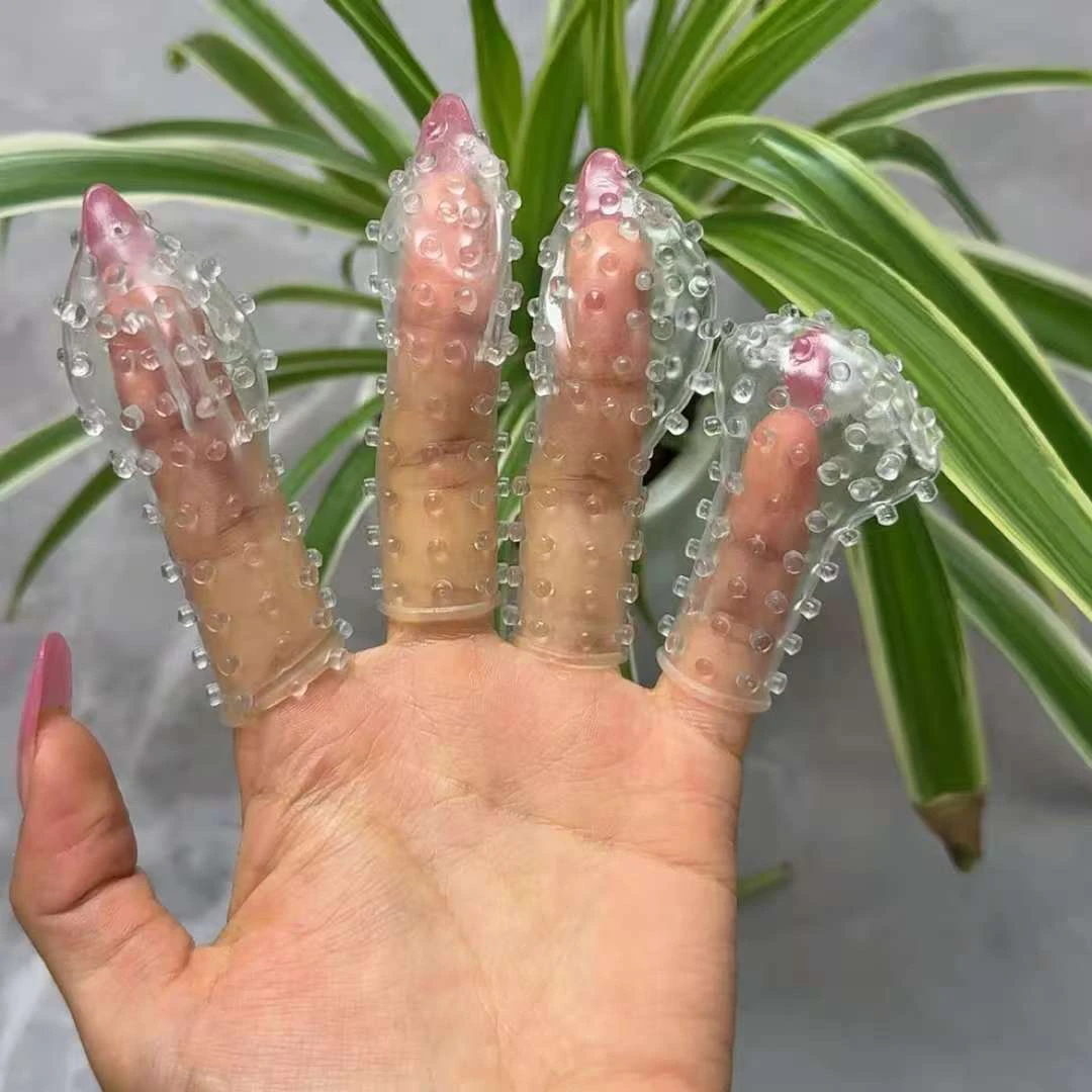 亲肤手指套柔软Q弹防水安全硅胶柔软手指套手工