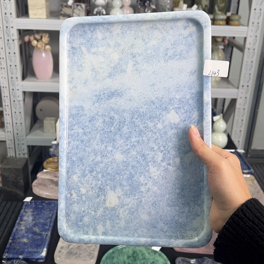 石材蓝水晶。        143