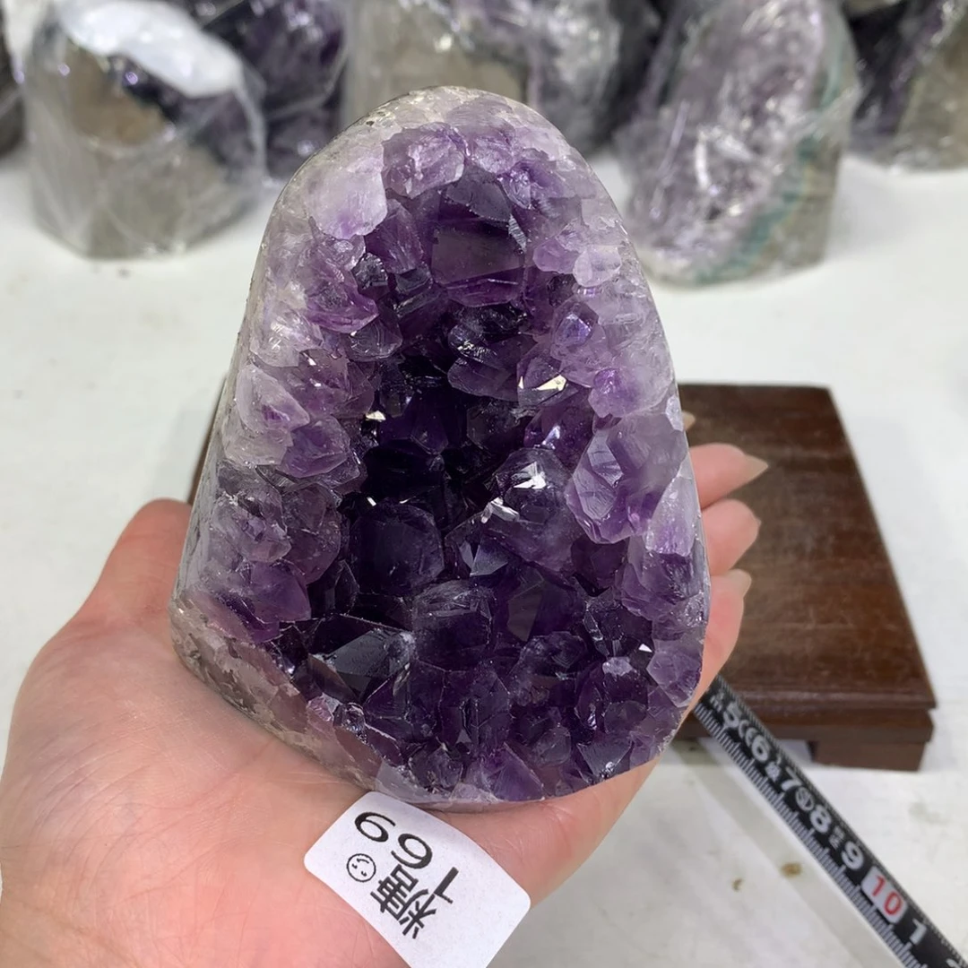 紫晶摆件未镶嵌水晶