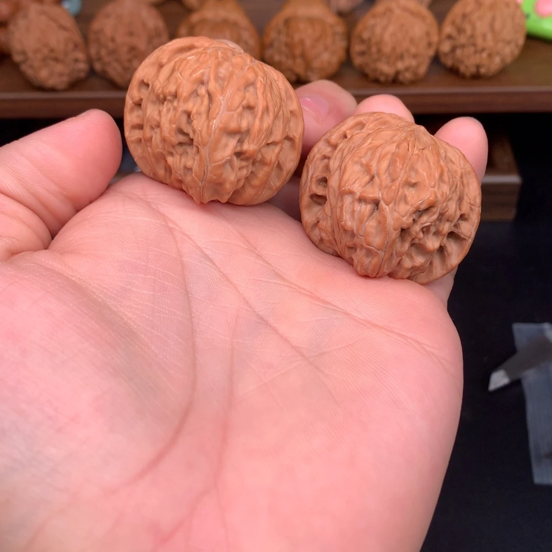 偶***尔手串文玩核桃40磨盘