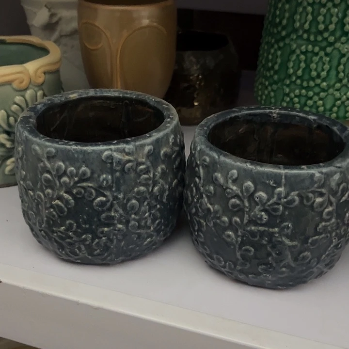 陶瓷陶瓷花盆两只装