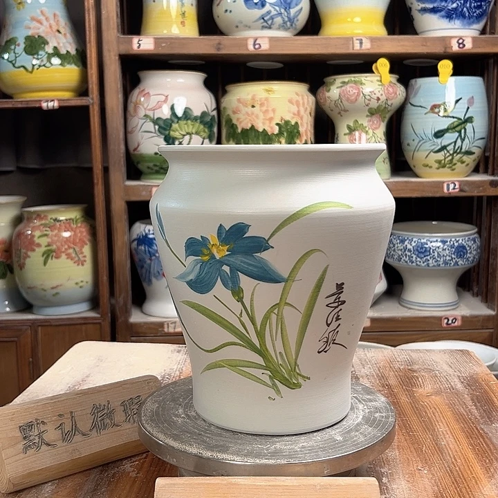 小脚玉兰新款新款陶瓷陶瓷微瑕