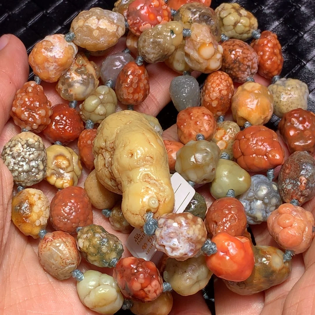 未镶嵌玛瑙/玉髓珠宝半成品