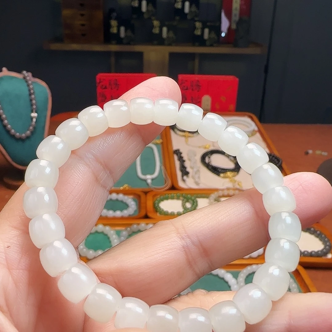 和田玉未镶嵌手链