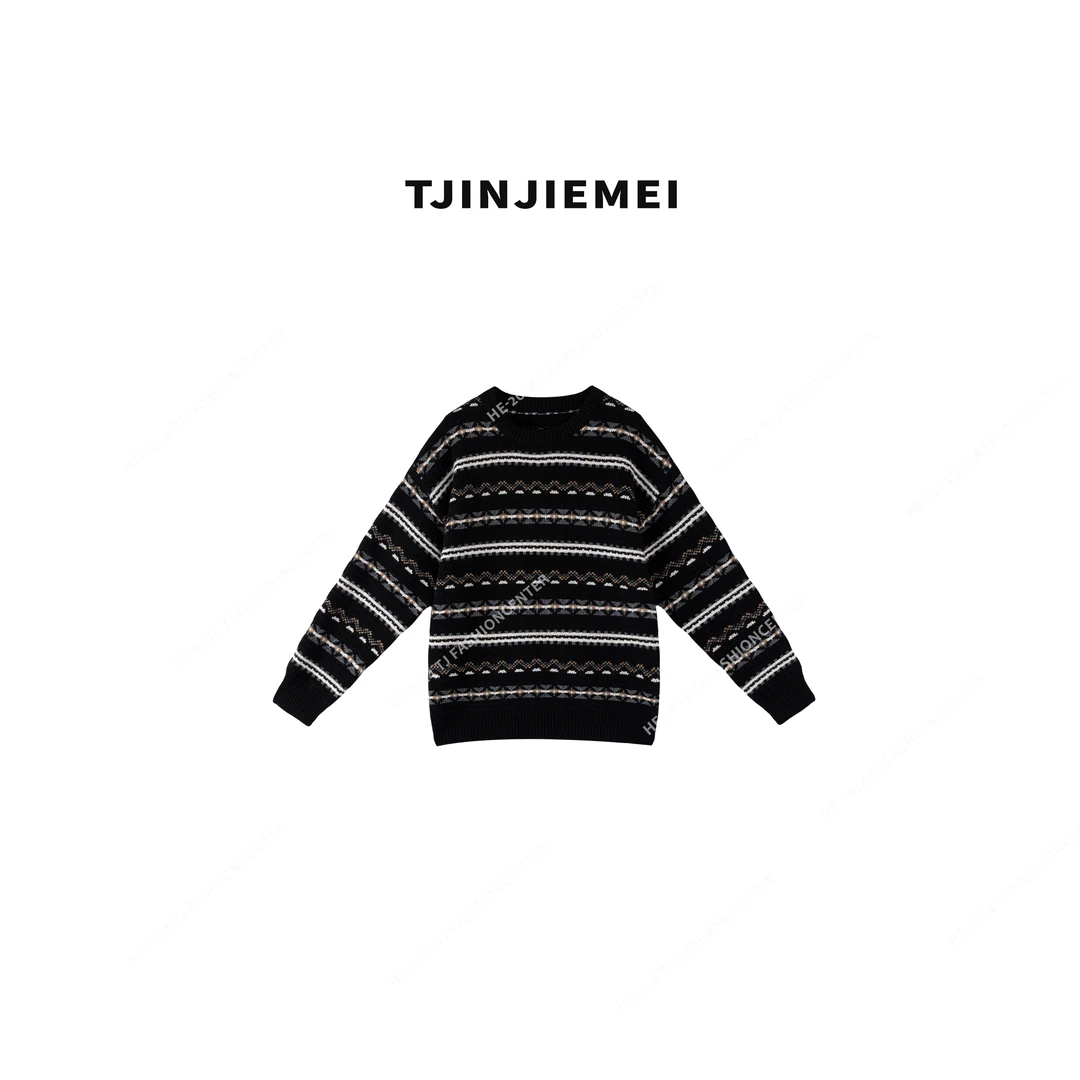 娟娟【艺术生】新款设计感软糯羊毛毛衣MY2410-812-80056