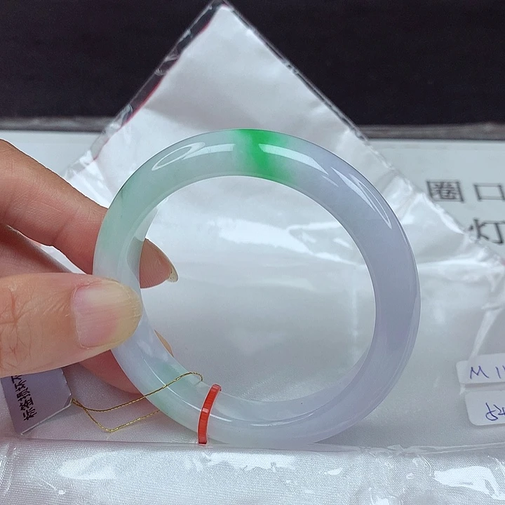 未镶嵌手镯翡翠54圈4798