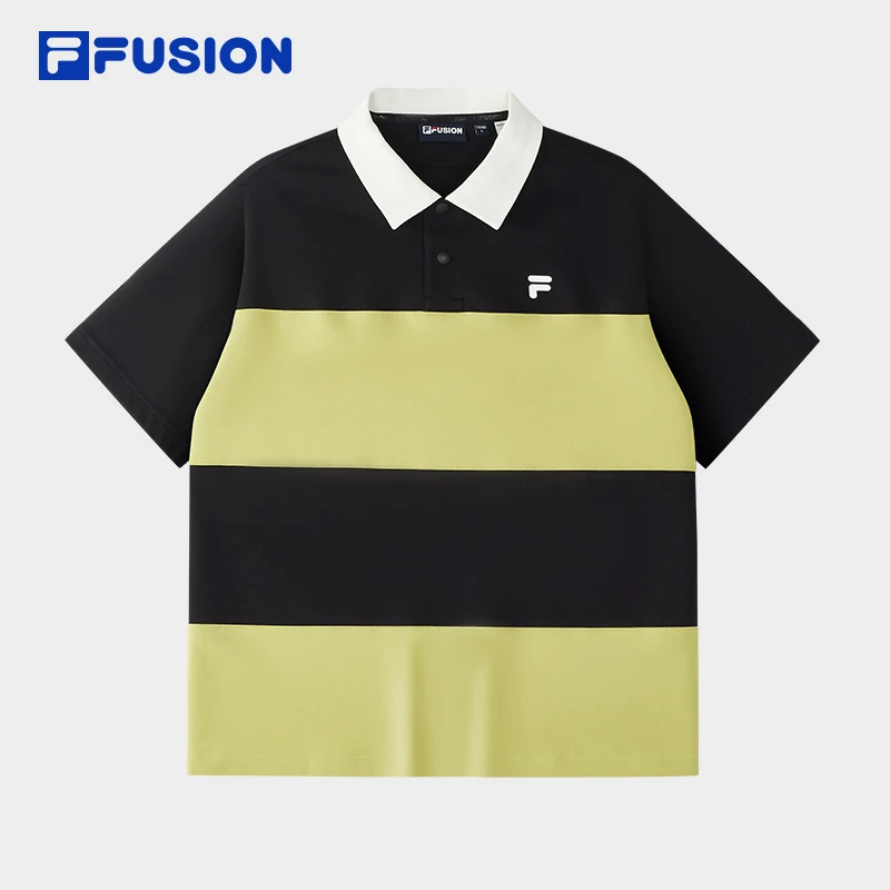 FILA斐乐撞色短袖POLO衫男士运动休闲翻领半袖夏季T11M525103F
