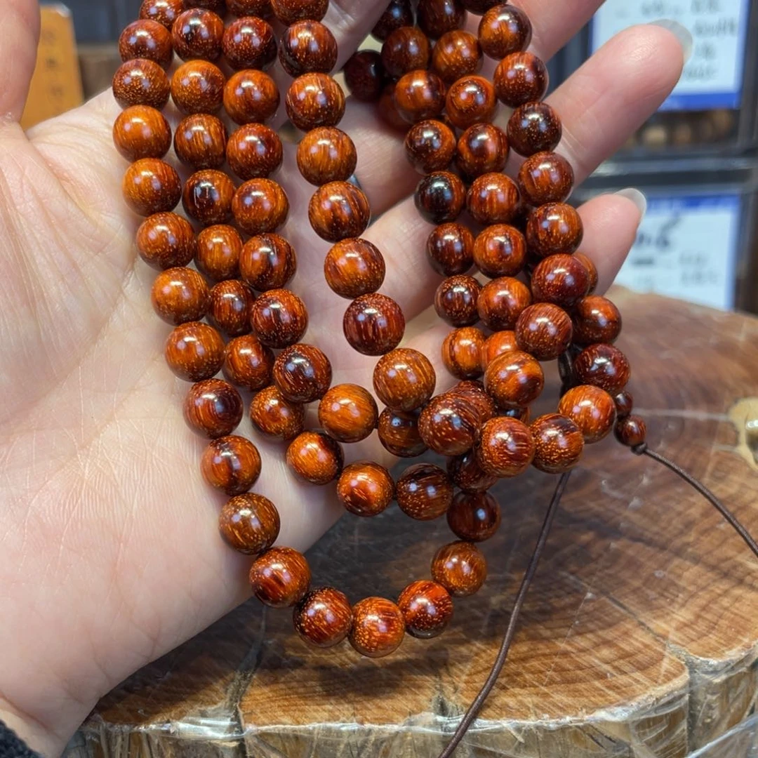 小叶紫檀手串/手链雨印度小叶紫檀0.8单圈