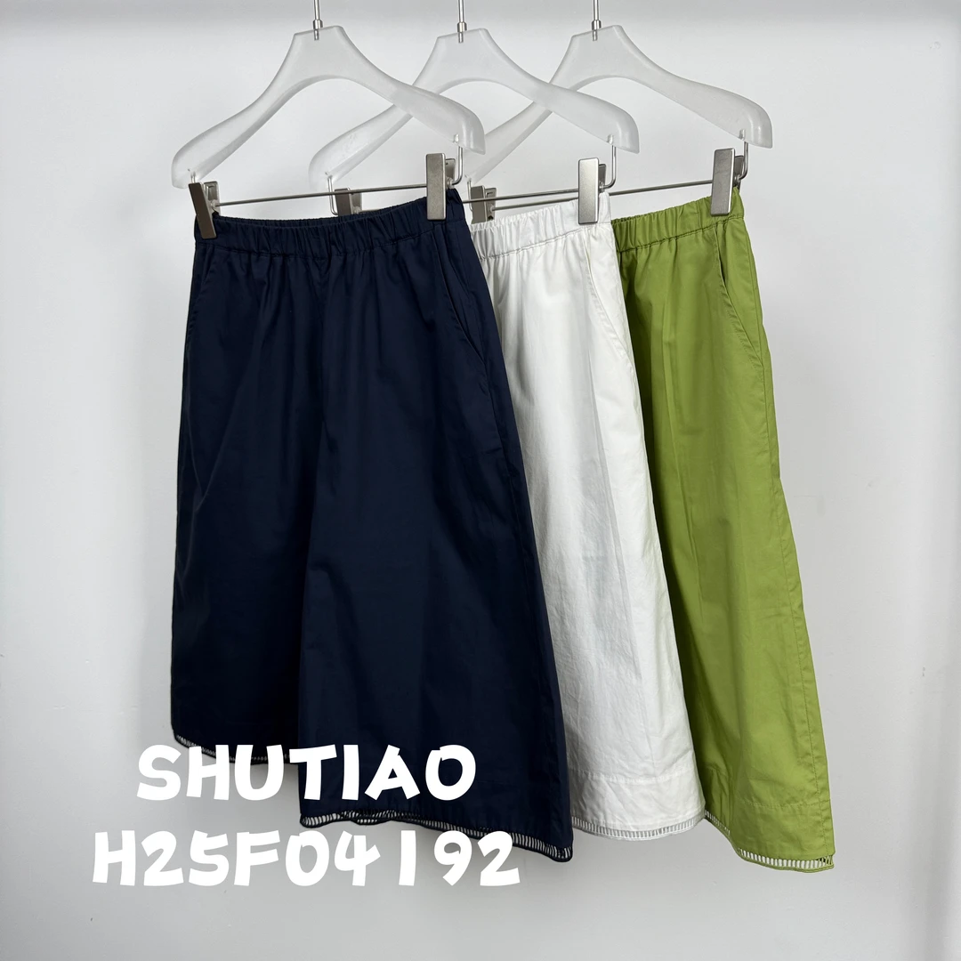 【SHUTIAO】2025夏季：新款小众设计款短裤H25F04192