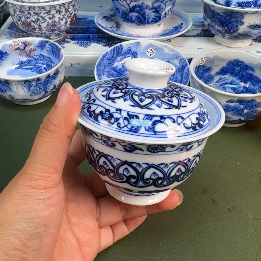 景德镇纯手绘茶具具圆圆212