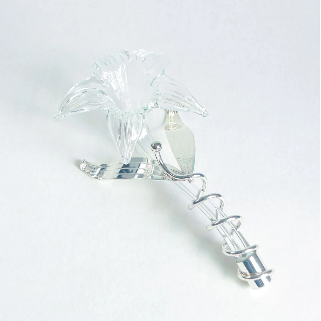 中古Vintage手工吹制玻璃花瓶