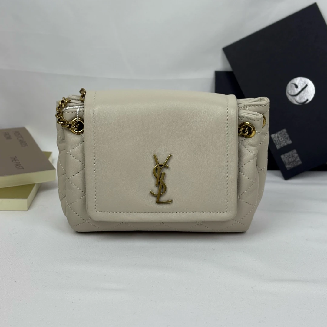 95新 YSL/圣罗兰 洛丽塔白色 22年/JW9825