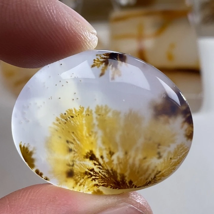 武***话玛瑙/玉髓未镶嵌珠宝奇石