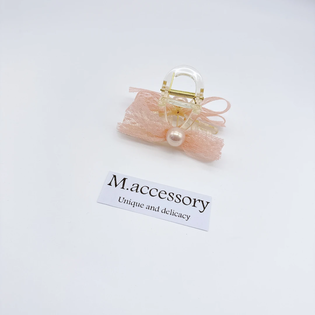 Mi33  布艺蝴蝶结鲨鱼夹抓夹 Z17059Z62