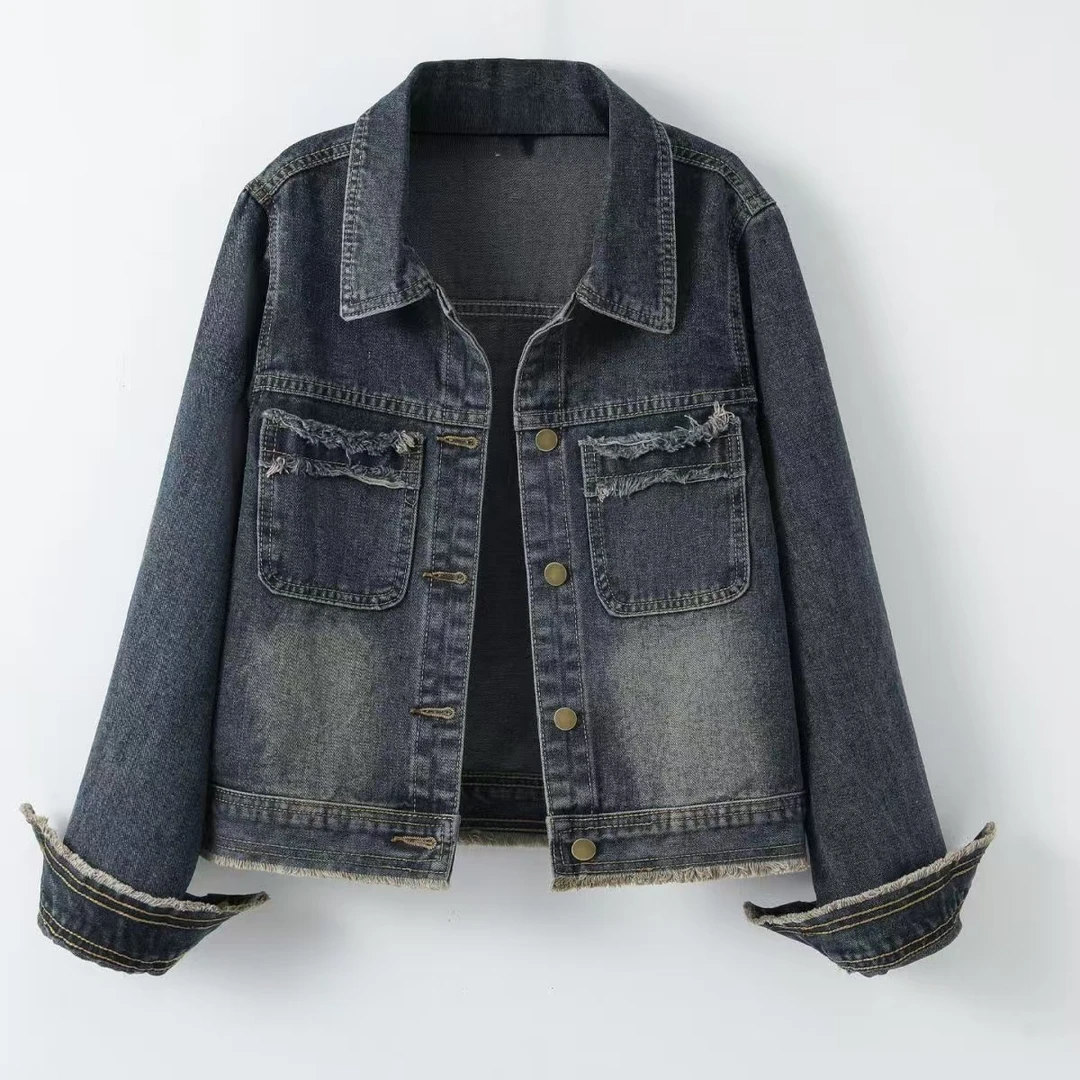 郑好儿精品2号链接男女同款休闲百搭牛仔外套(实物以直播间为准)
