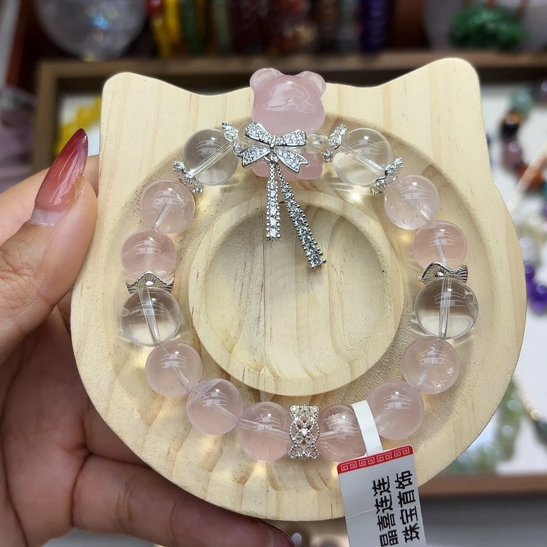 石英石非金属粉水白水小熊设计款