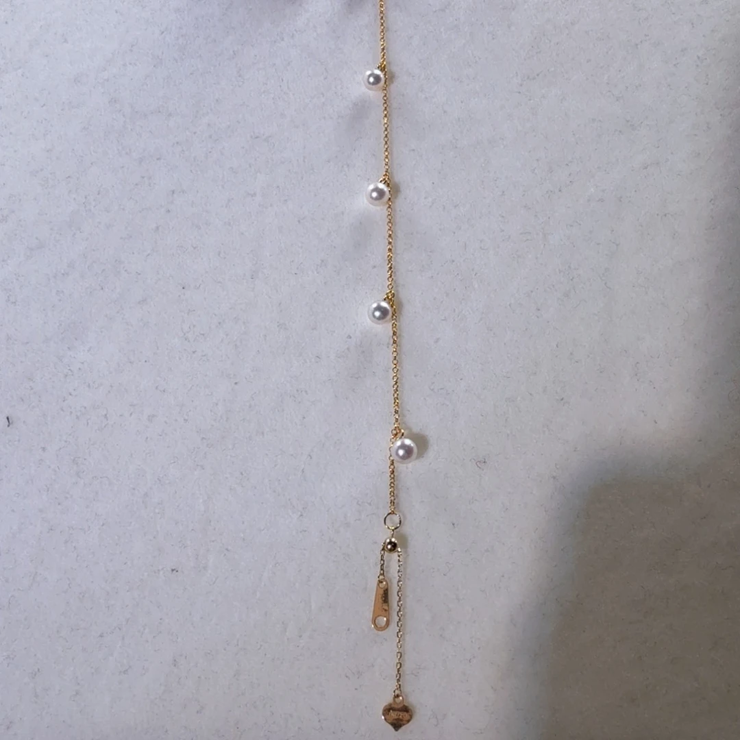 海水珍珠18K金镶嵌手链