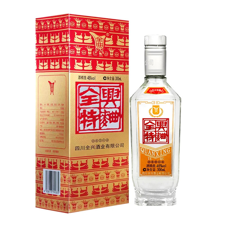 全兴全兴特曲 小方金 浓香型白酒 46度 300mL46度300