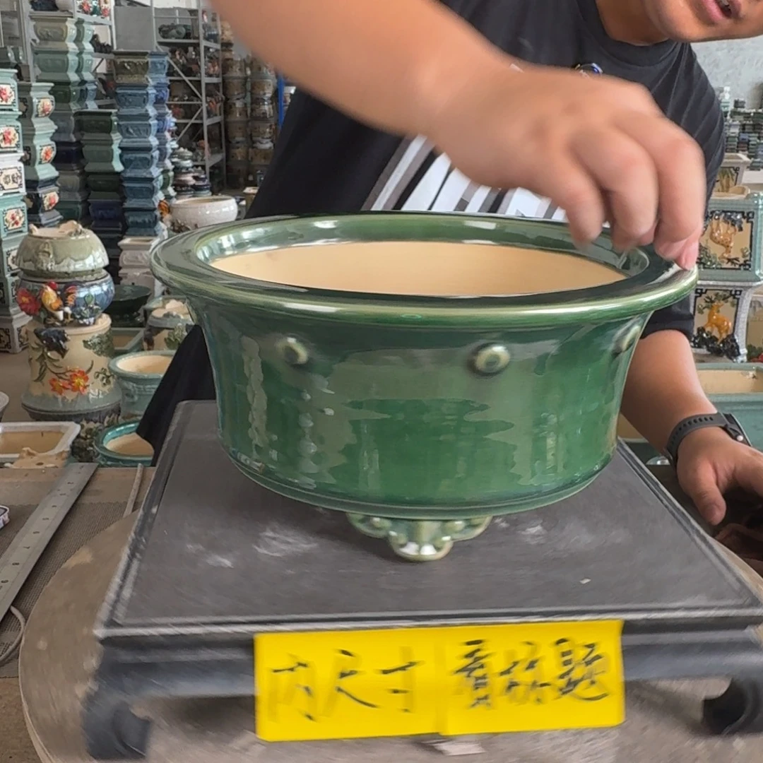 。一风堂石湾花盆 内24*11