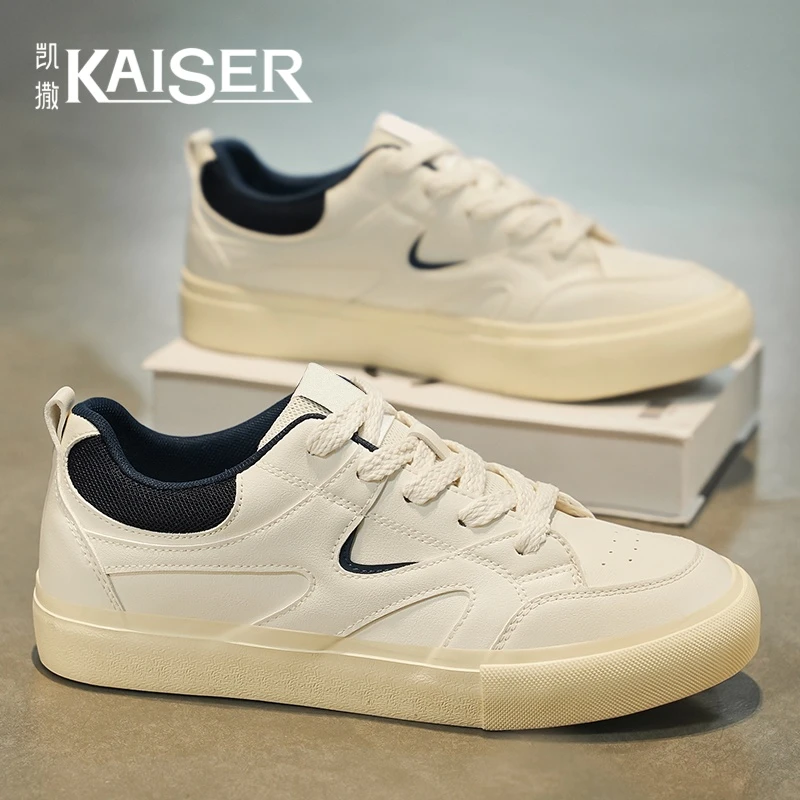 凯撒官方正版男鞋冬季百搭低帮休闲板鞋男士开车专用鞋运动鞋男款