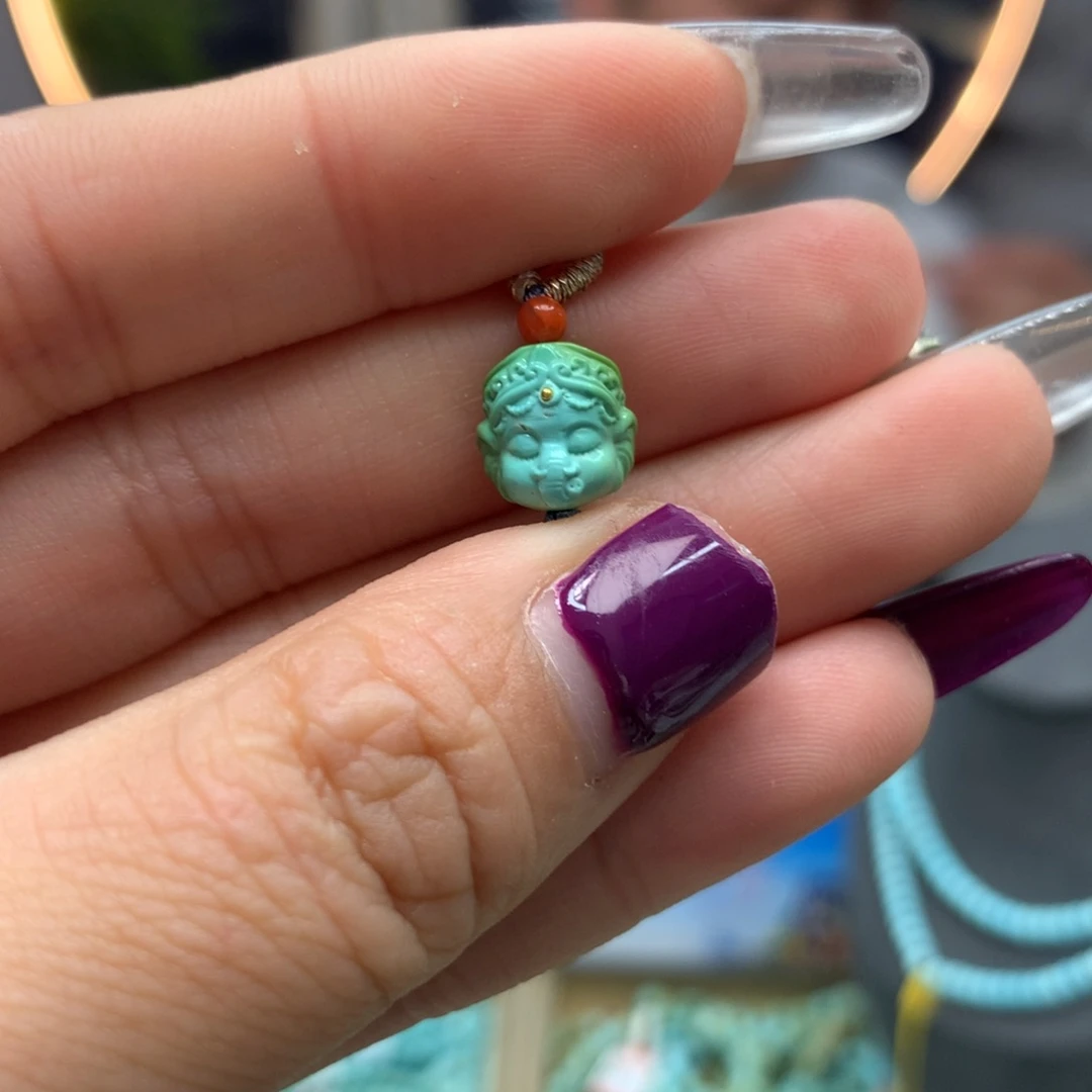 绿松石挂件未镶嵌