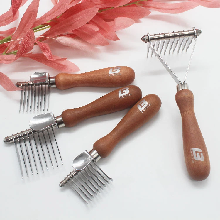 乐比刀梳宠物狗狗猫咪梳子开结刀底毛耙梳解结梳长毛犬9/10齿用品