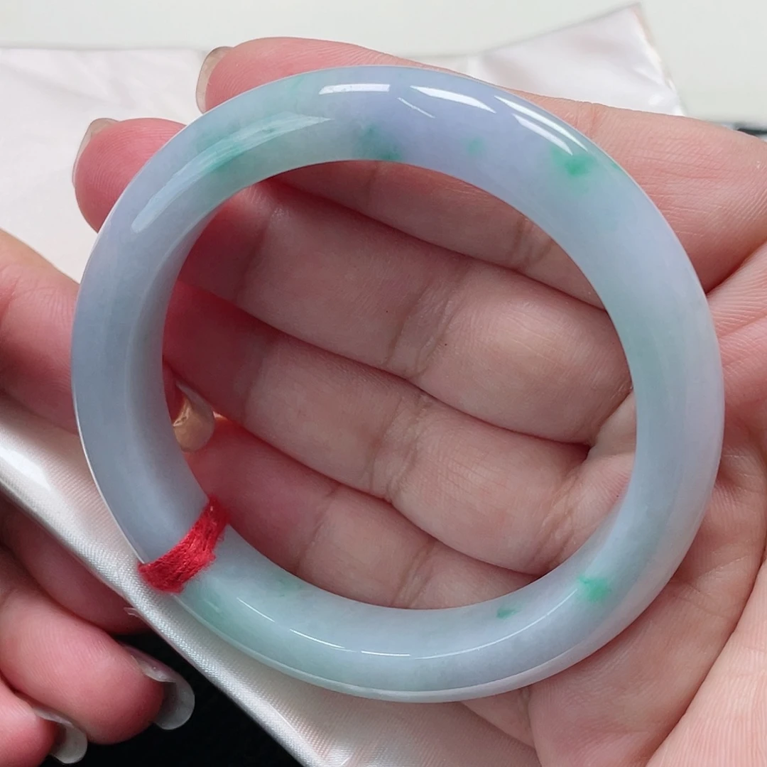 未镶嵌手镯翡翠缅甸翡翠手镯54圈