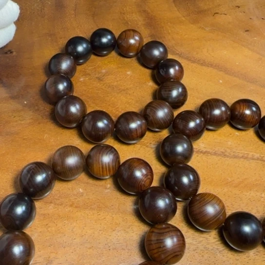 柏木（崖柏）全陈化老料把件串2.0发一条