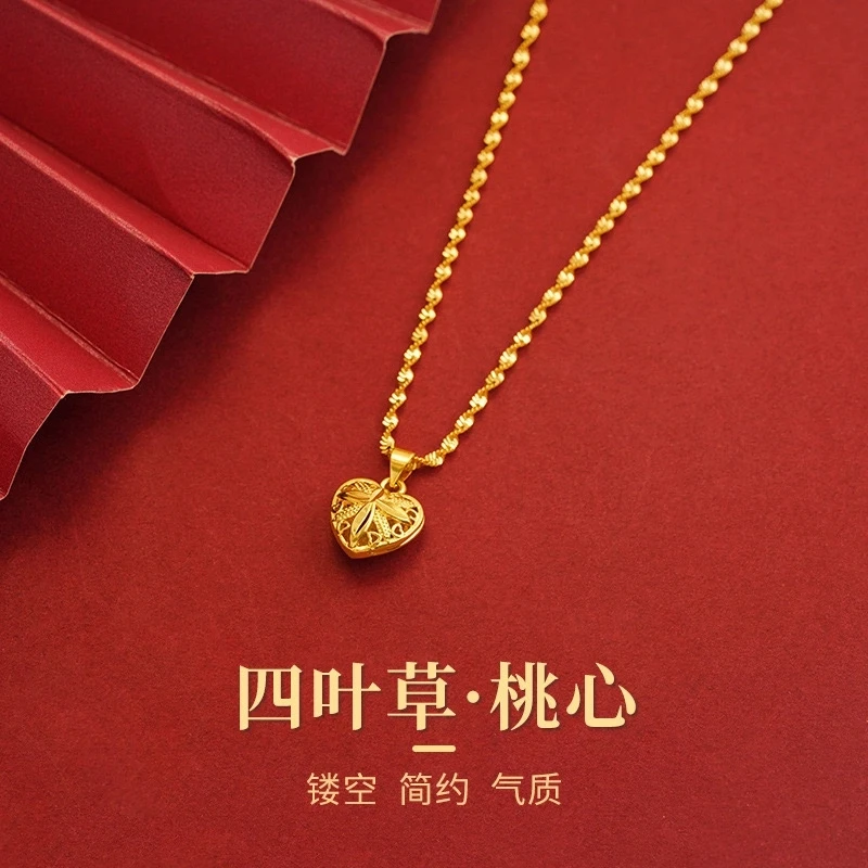 【专柜品质】香港项链女吊坠锁骨链女礼物饰品JJ