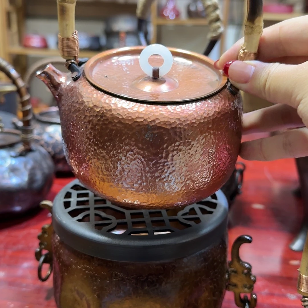 紫铜手工制作摆件一个