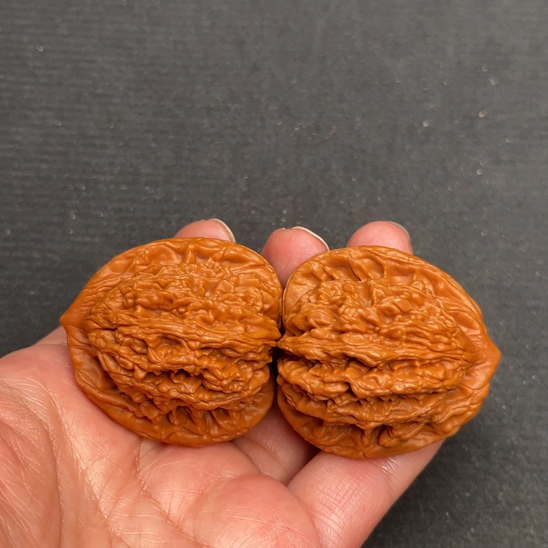 把件桃核40×38全品头茬狼牙麦穗虎头A420