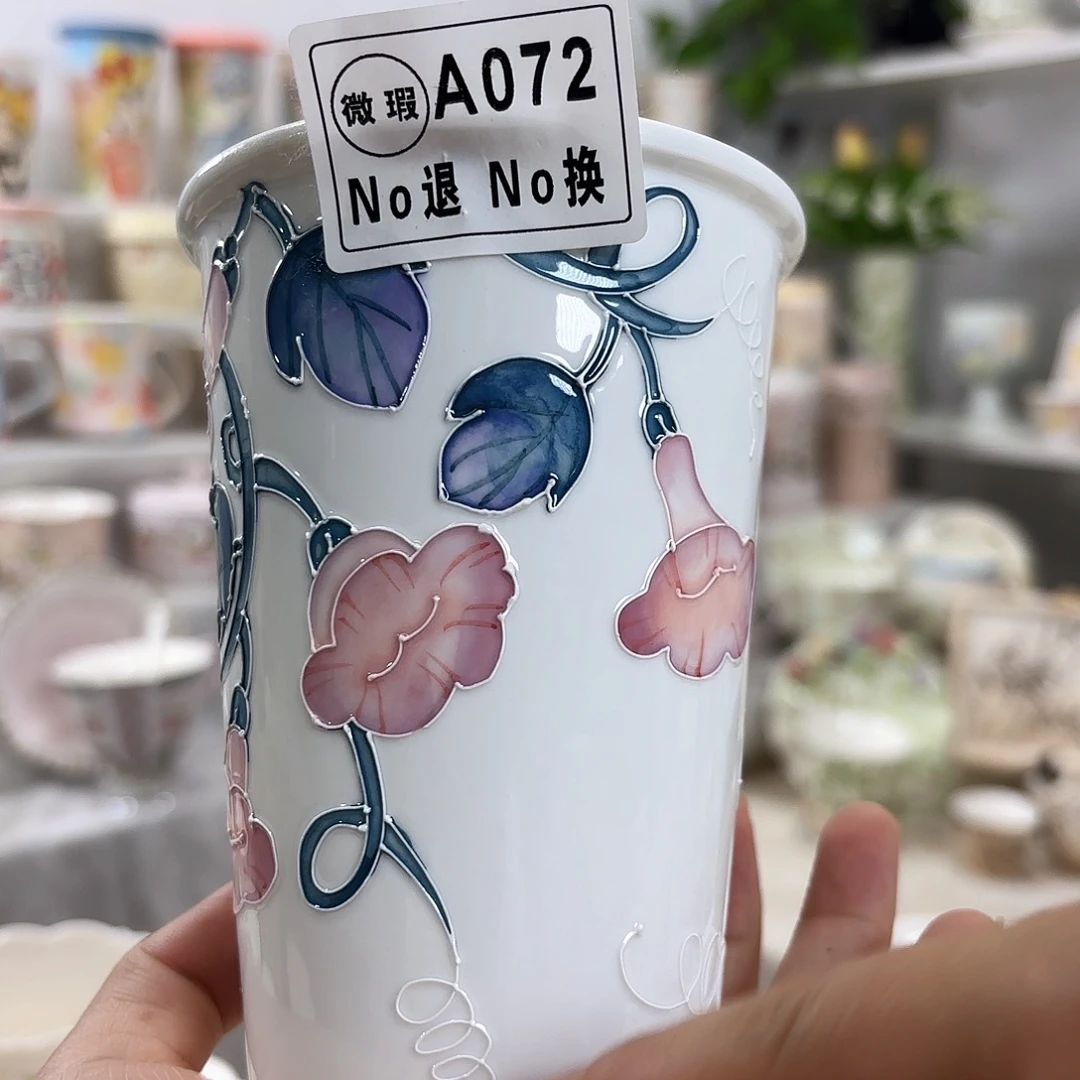 手绘创意高温釉下彩陶瓷
